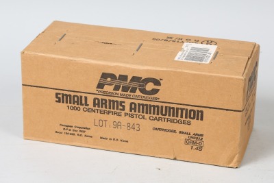 Case of PMC 9mm ammo