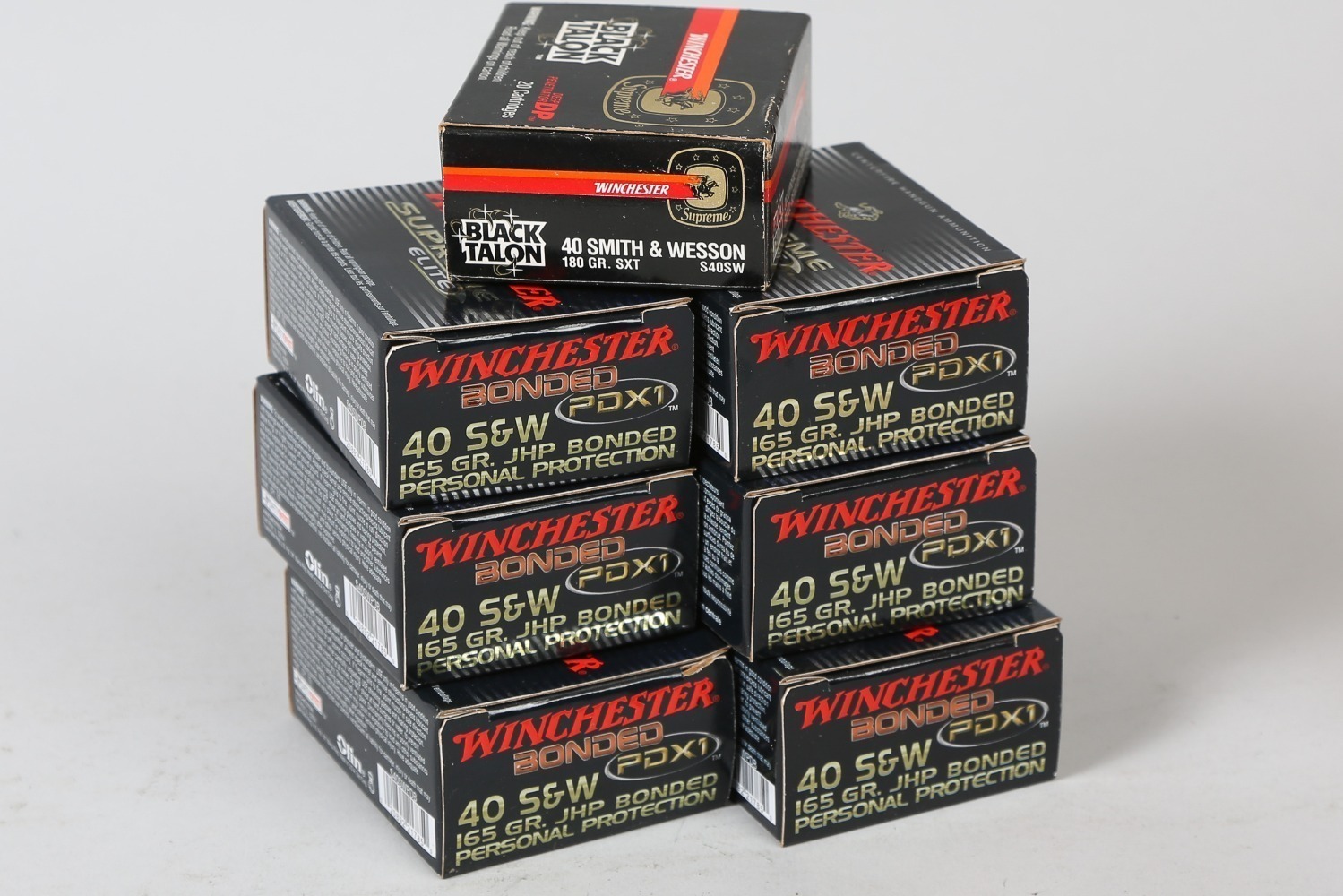 7 Bxs Winchester .40 S&W Ammo