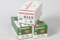 3 Bxs Winchester/Remington .40 S&W Ammo - 2