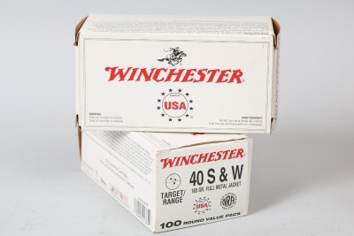 2 Bxs Winchester .40 S&W Ammo