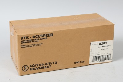 Case of CCI/Speer 9mm ammo