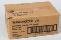 Case of Winchester 9mm ammo