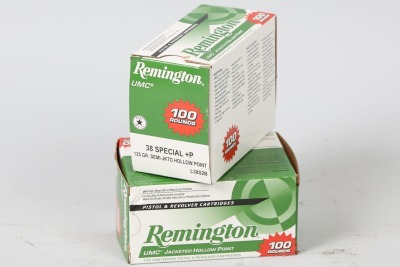 2 Bxs Remington UMC .38 Special +P Ammo