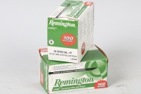 2 Bxs Remington UMC .38 Special +P Ammo