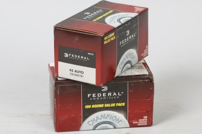 2 Bxs Federal Ammunition .45 Auto Ammo