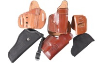 6 assorted holsters