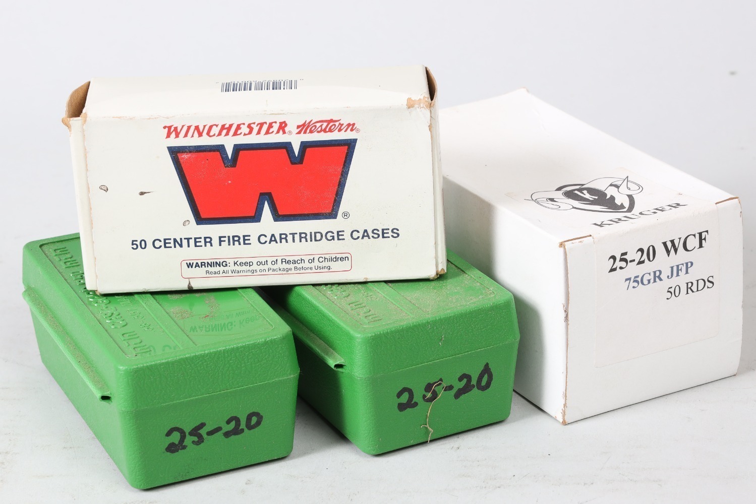 4 bxs .25-20 wcf ammo