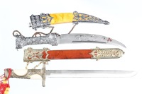 2 Asian Style Knives And Toy Rifle - 4