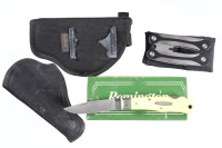 Remington knife and 2 holsters