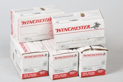 5 Bxs Winchester .40 S&W Ammo