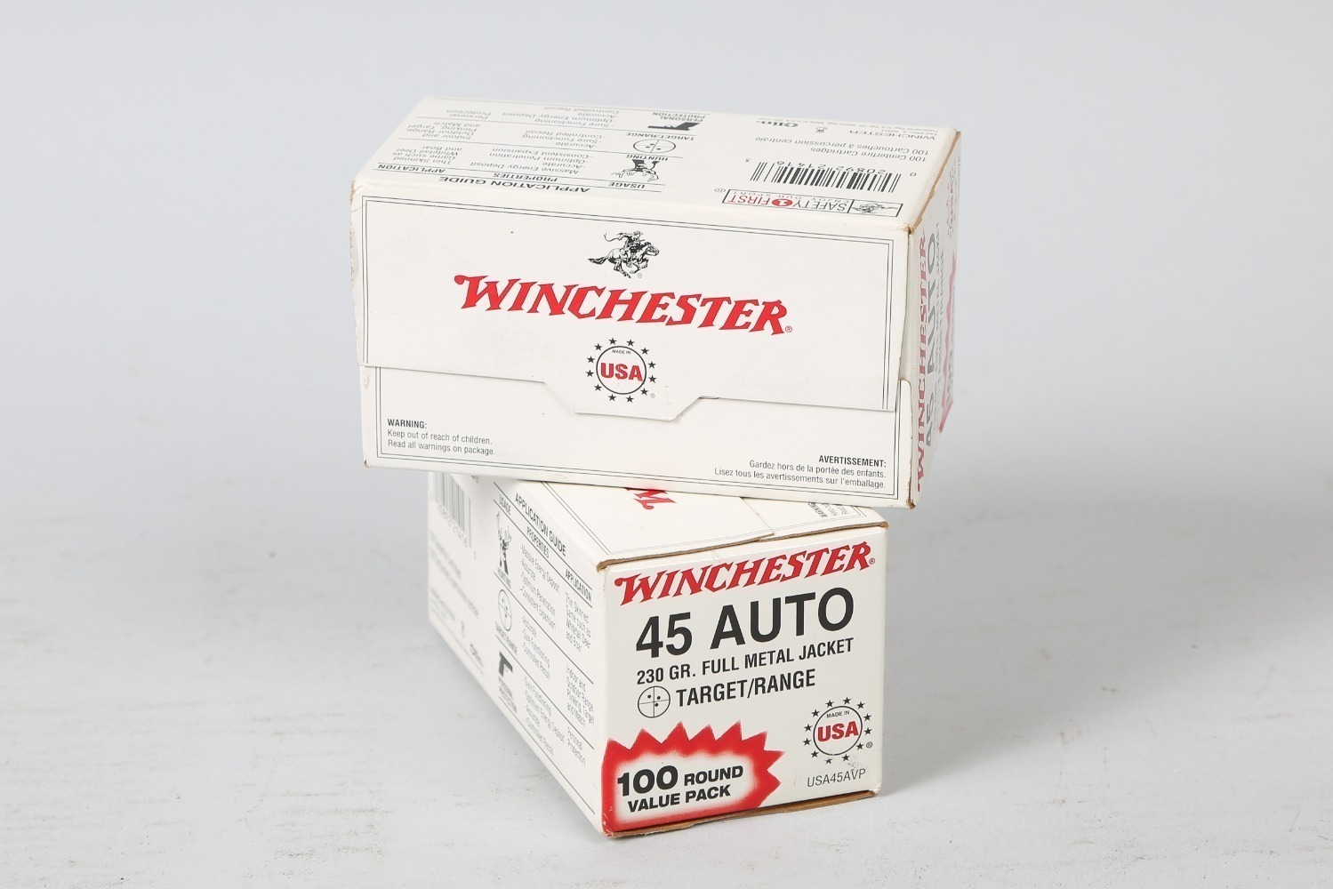 2 Bxs Winchester .45 Auto Ammo