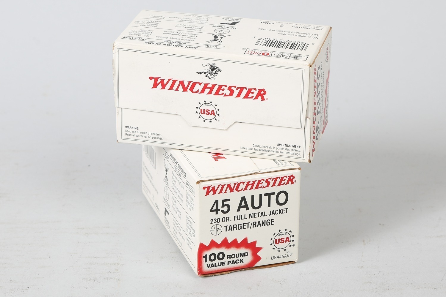 2 Bxs Winchester .45 Auto Ammo