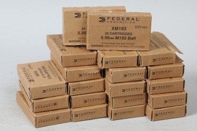 20 Bxs Federal Ammunition 5.56mm Ammo