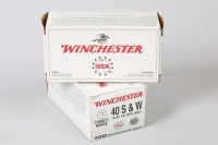 2 bxs Winchester .40 s&w ammo