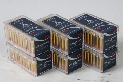 6 Bxs CCI .22 WMR Ammo