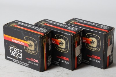 3 Bxs Winchester BT 9mm Luger Ammo