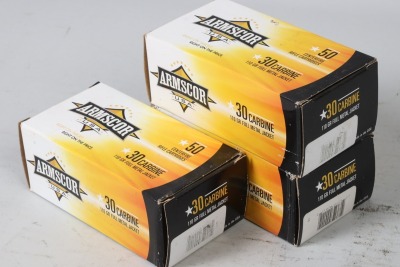 3 Bxs Armscor .30 Carbine Ammo