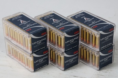 6 Bxs CCI .22 WMR Ammo