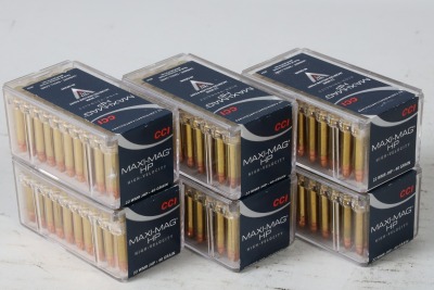 6 Bxs CCI .22 WMR Ammo