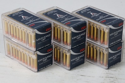 6 Bxs CCI .22 WMR Ammo