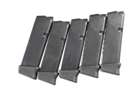 5 Glock 9mm Magazines