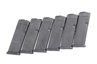 6 Restricted Glock 9mm Magazines