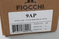 Case of Fiocchi 9mm Ammo - 2