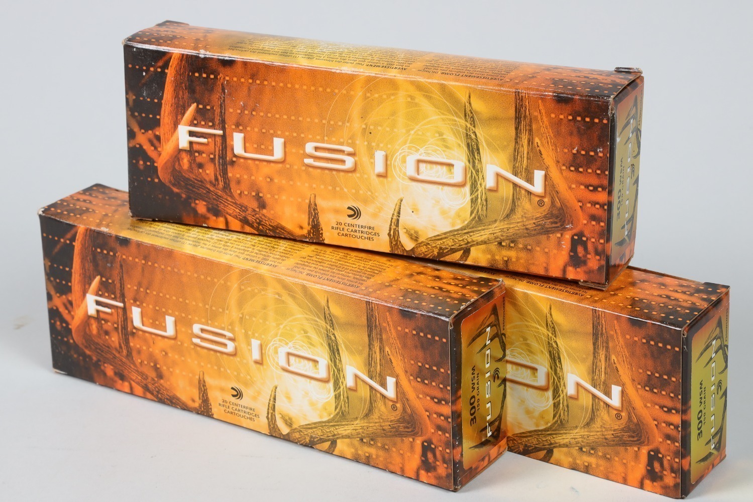 3 Bxs Federal Fusion .300 WSM Ammo