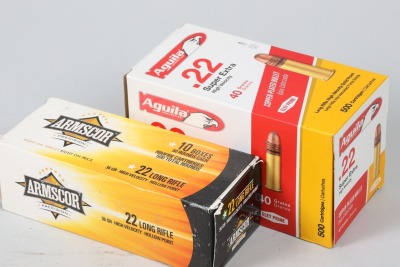 2 Bxs Aguila/Armscor .22lr Ammo