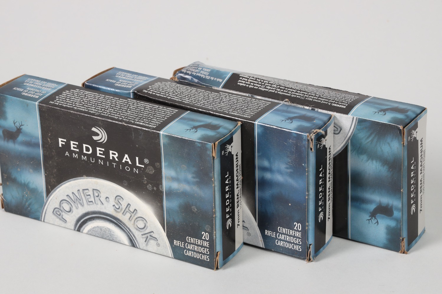 3 Bxs Federal 7mm Rem Mag Ammo