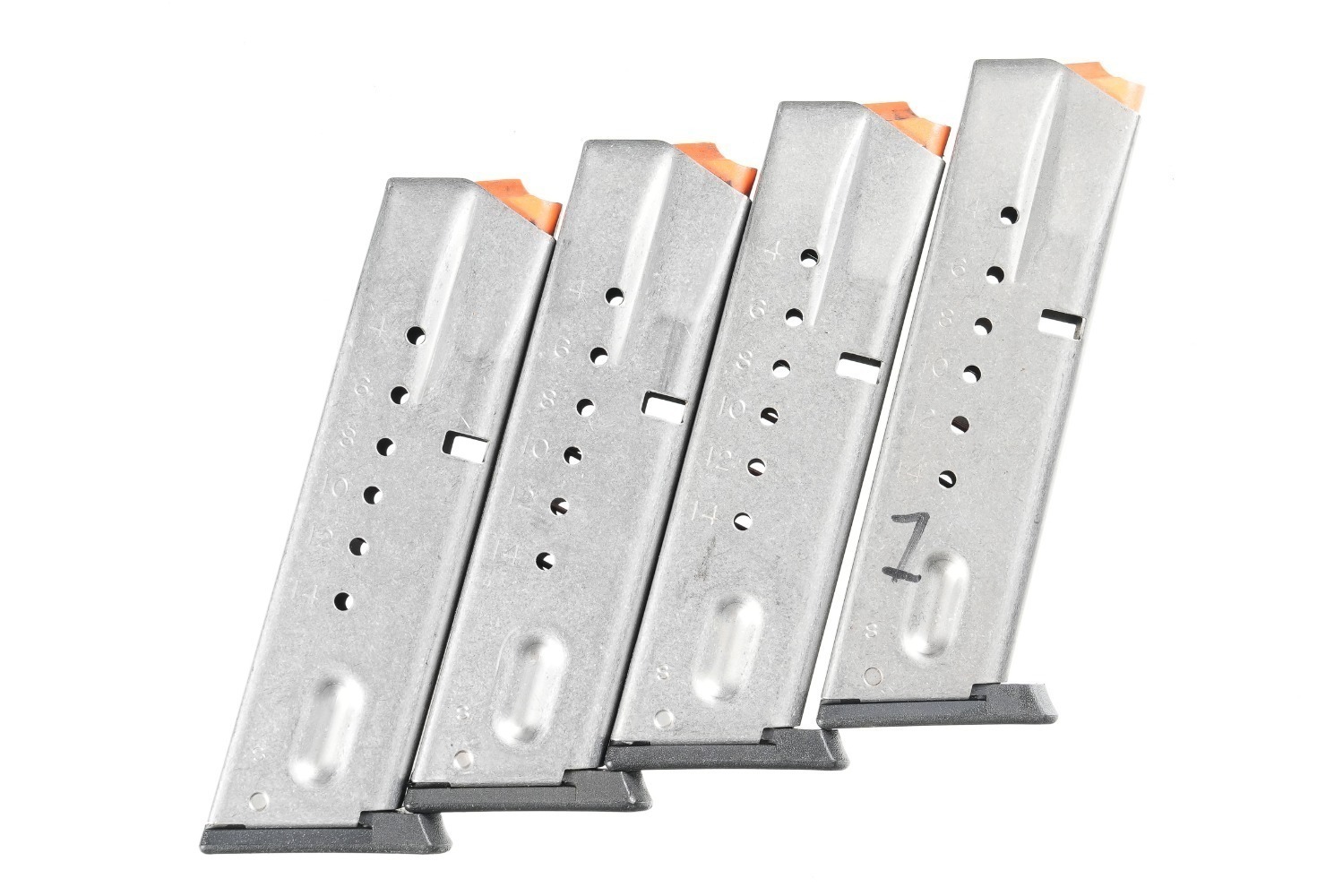 4 Restricted 9mm S&W Magazines