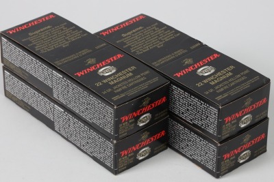 4 Sleeves Winchester .22 Win Mag Ammo