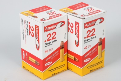 2 Bxs Aguila .22lr Ammo