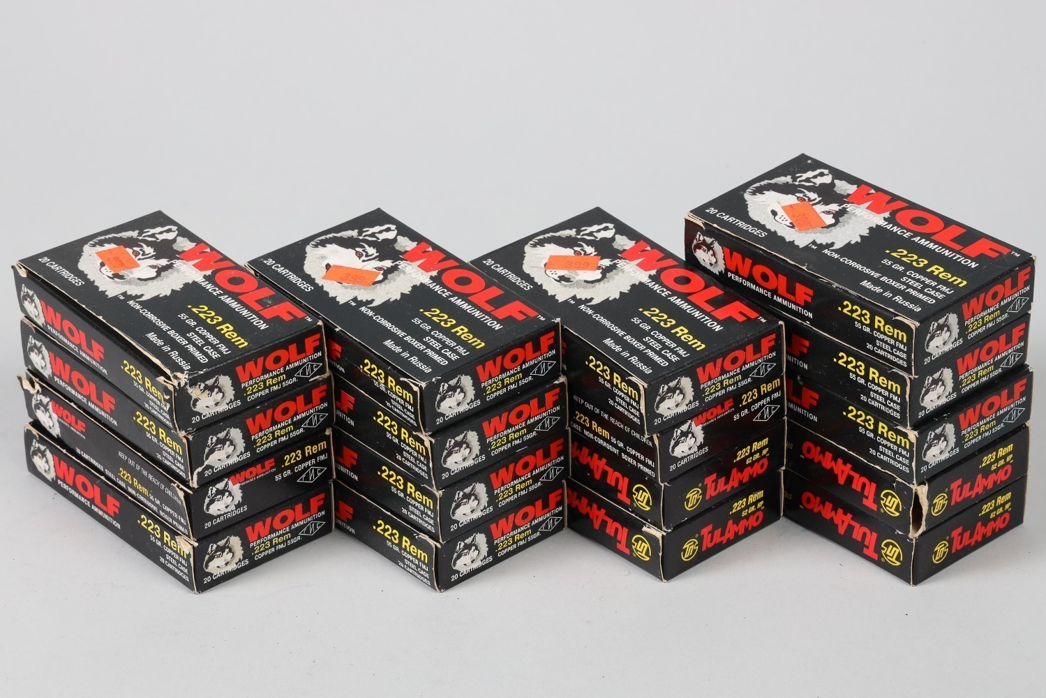 17 Bxs Wolf/Tula .223 Rem Ammo