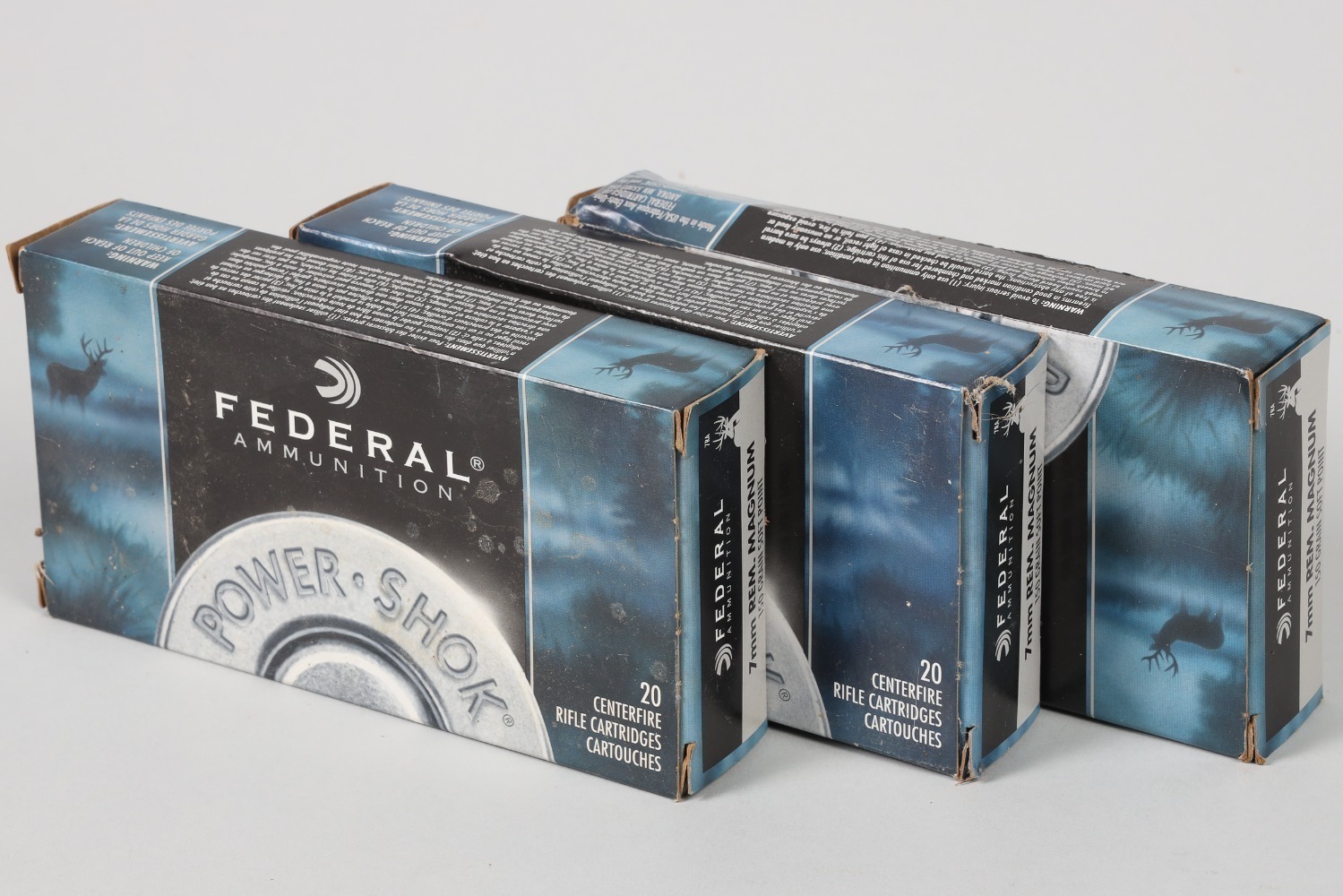 3 Bxs Federal 7mm Rem Mag Ammo