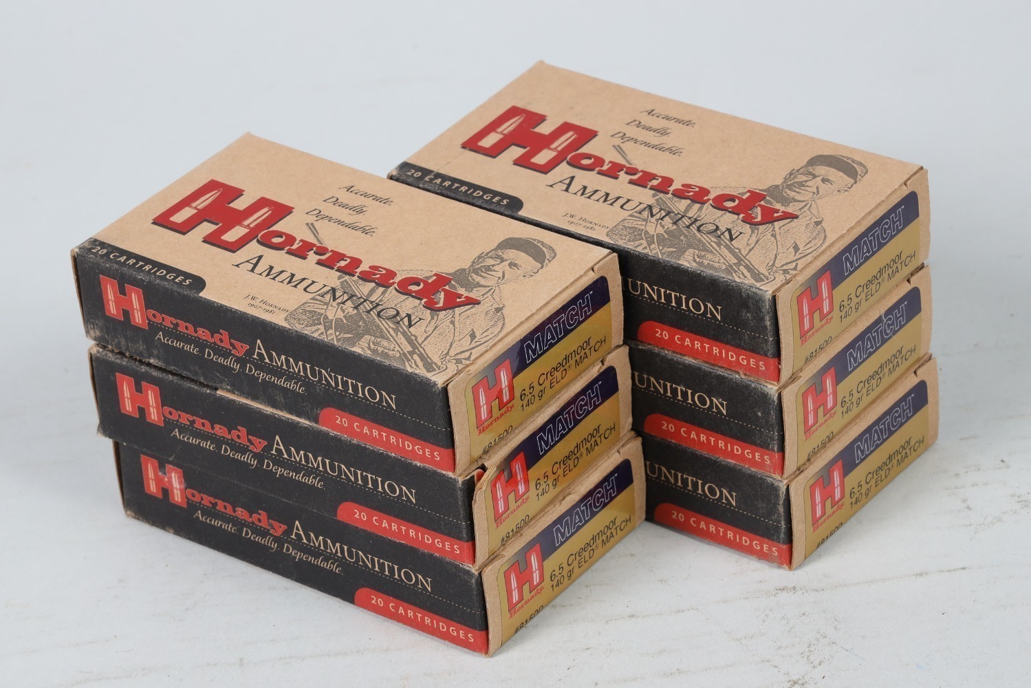 6 Bxs Hornady 6.5 Creedmoor Ammo