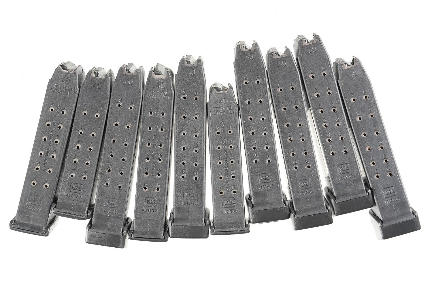 10 Glock .40 S&W Magazines