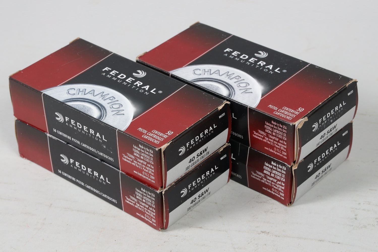 4 Bxs Federal .40 S&W Ammo