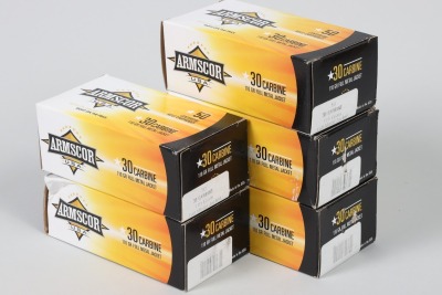 5 Bxs Armscor .30 Carbine Ammo