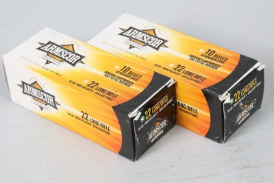 2 Sleeves Armscor .22lr Ammo