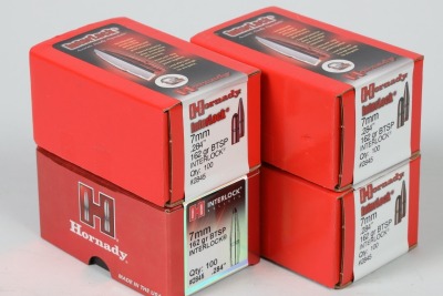 4 Bxs Hornady 7mm Bullets (not ammo)