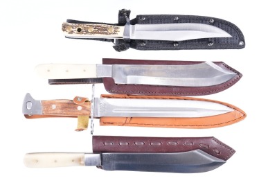 4 Fixed Blade Knives