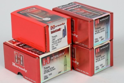 4 Bxs Hornady 7mm Bullets (not ammo)