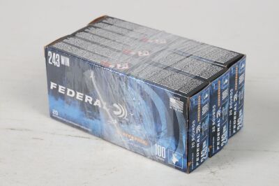 3 Bxs Federal .243 Win Ammo