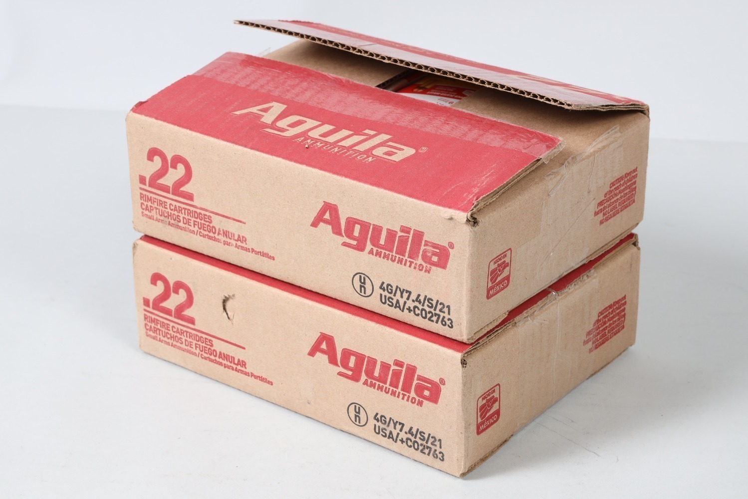 2 Sleeves Aguila .22lr Ammo