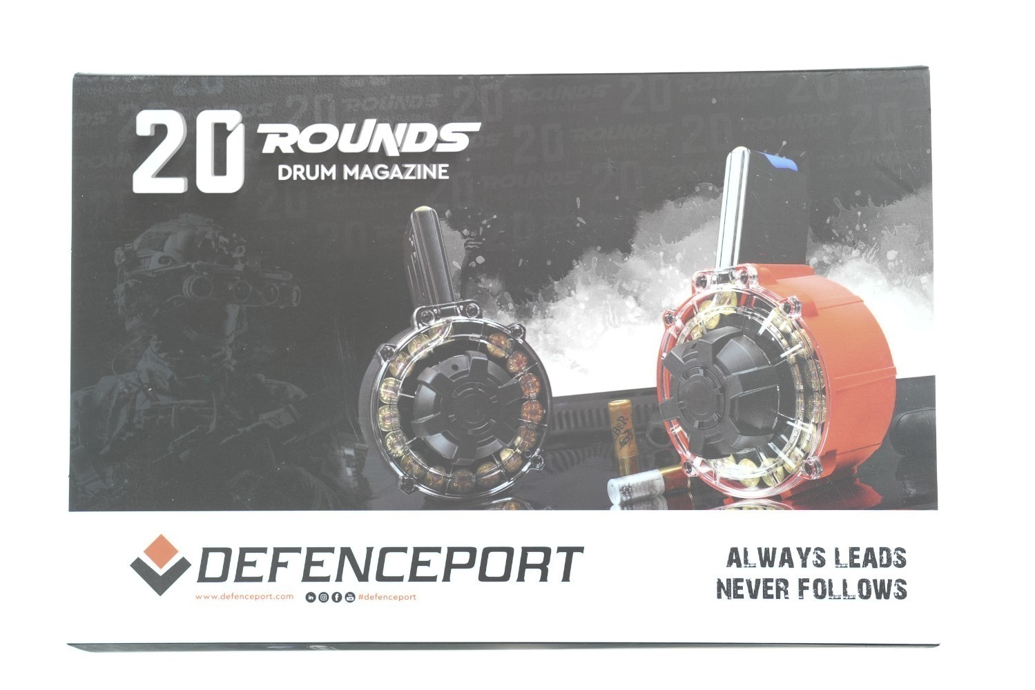 Defenceport 12ga Drum Magazine