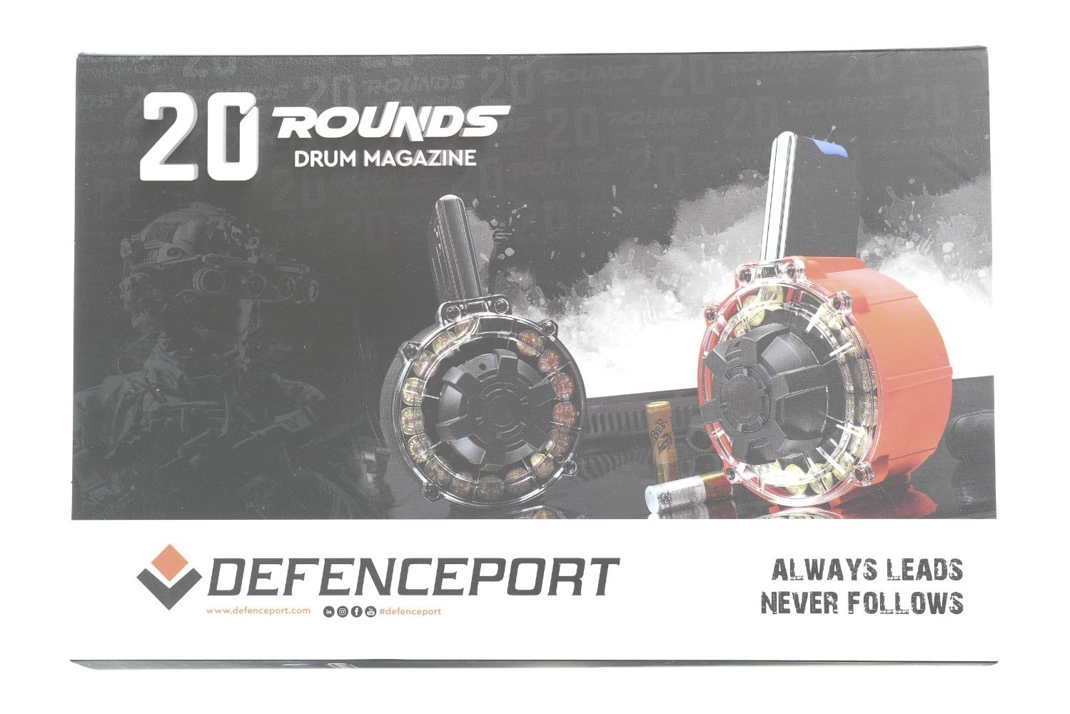 Defenceport 12ga Drum Magazine