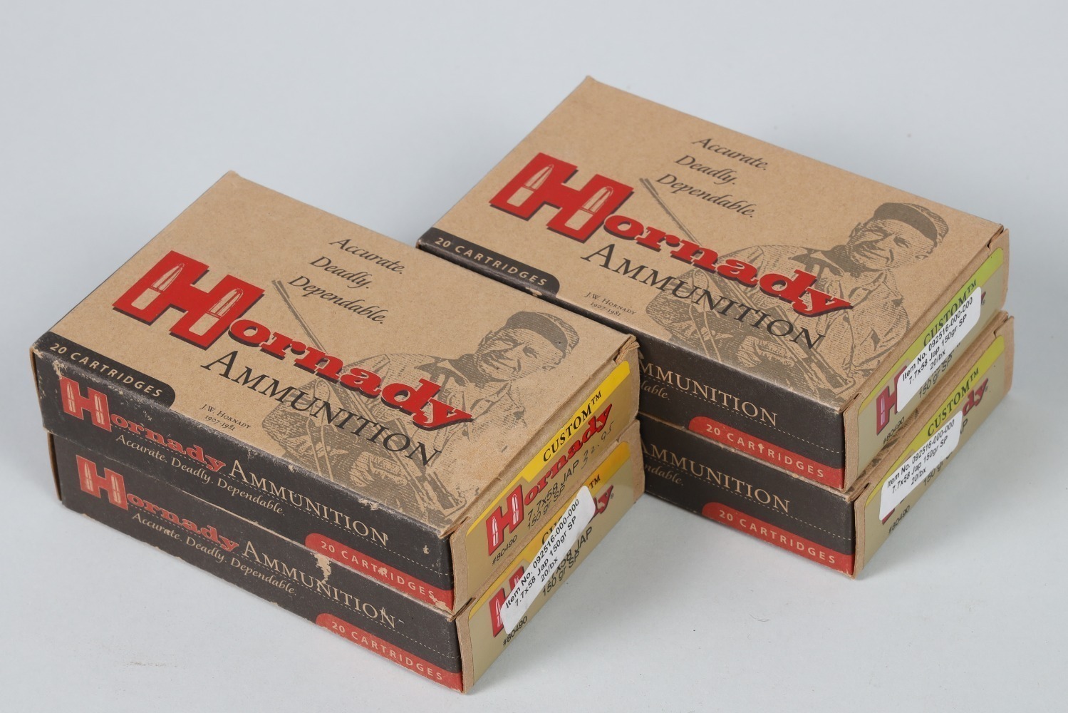 4 Bxs Hornady 7.7x58 Jap Ammo