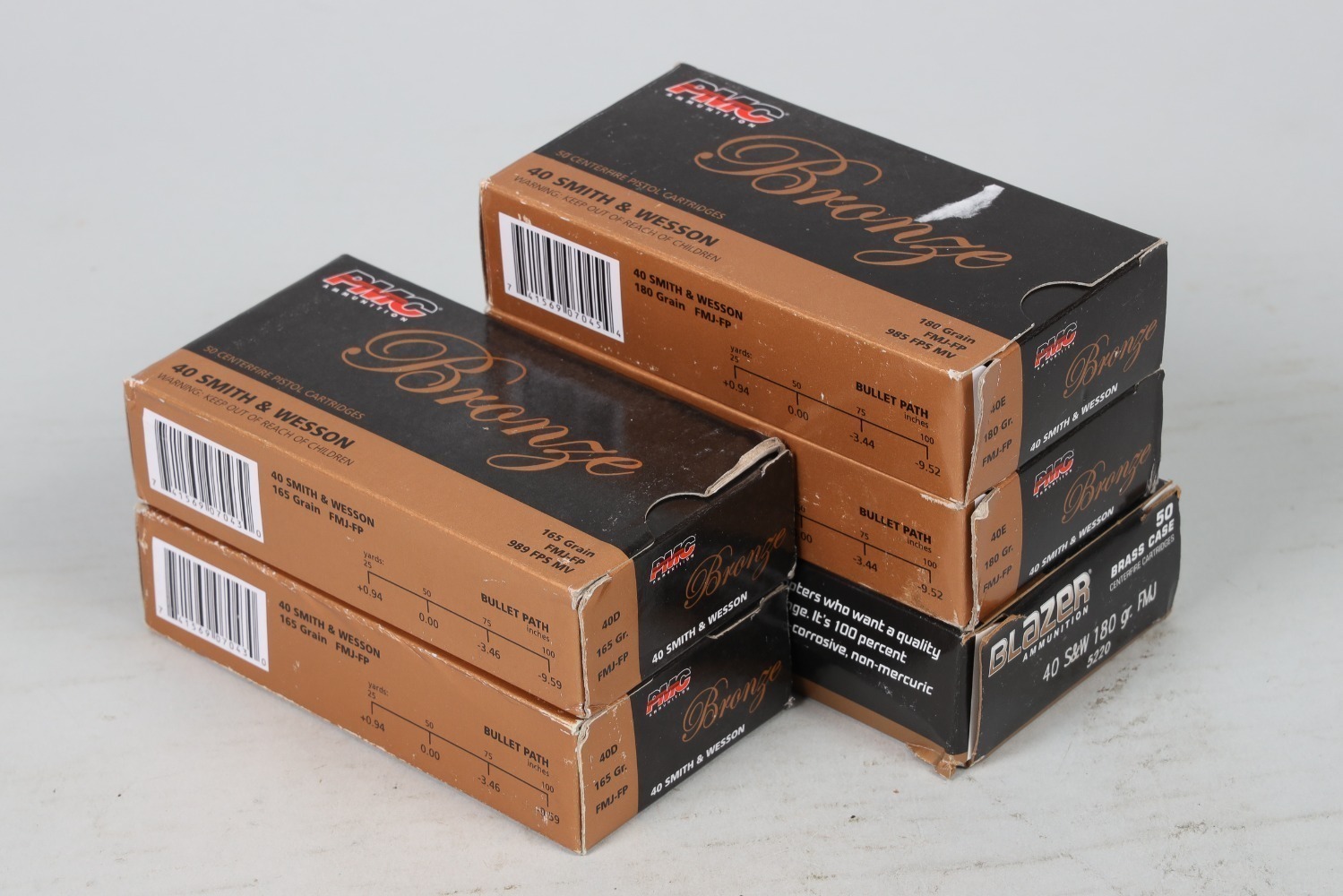 5 Bxs Blazer/PMC .40 S&W Ammo