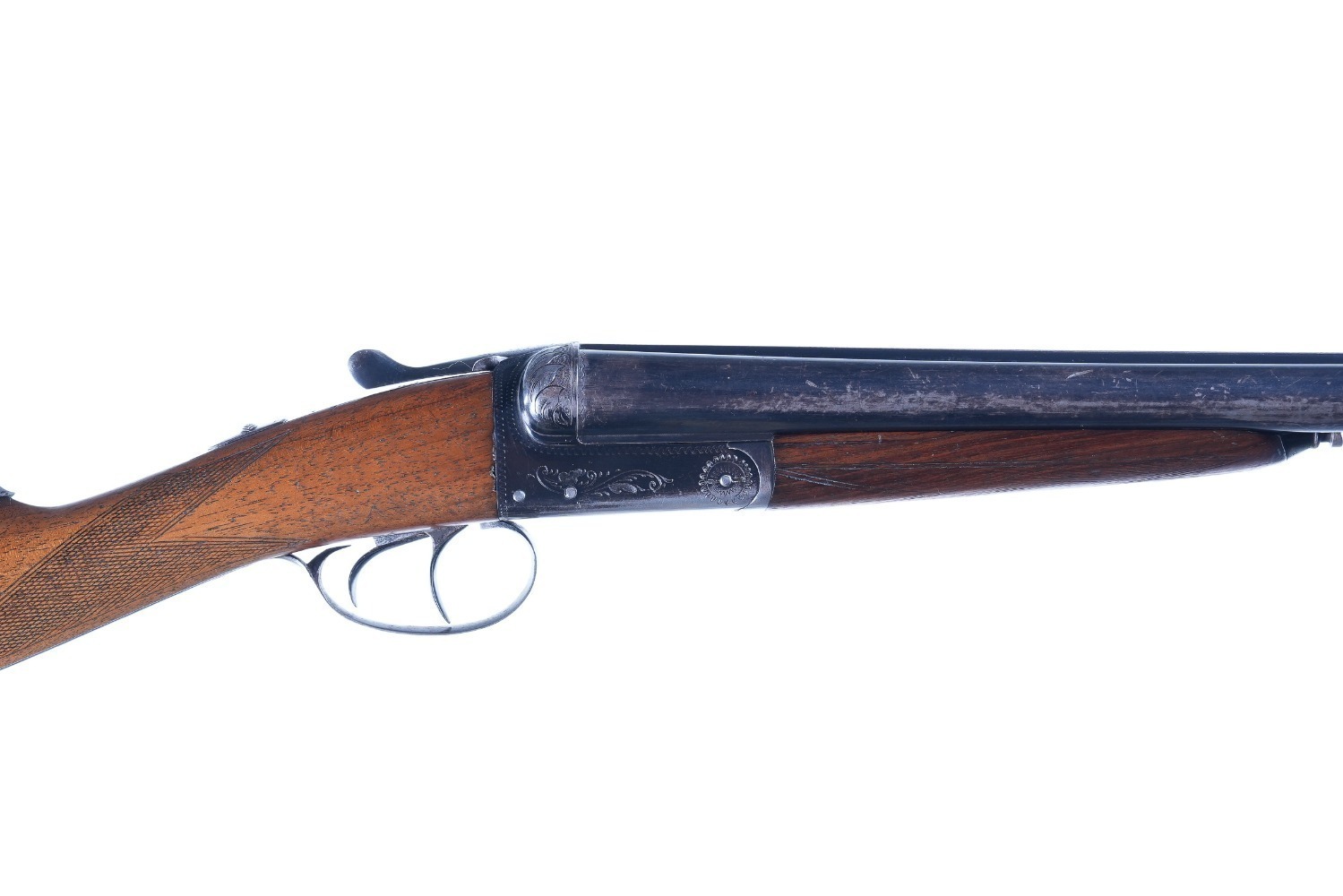 Belgium Boxlock Nonejector SxS Shotgun 12ga